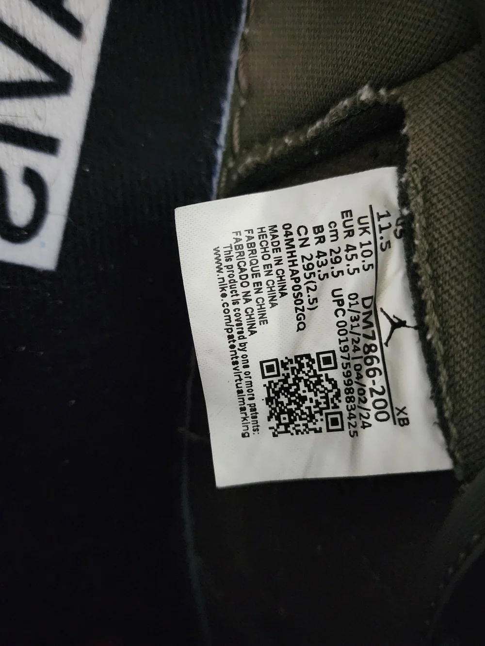 Travis Scott Medium Olives Jordan 1 Low
